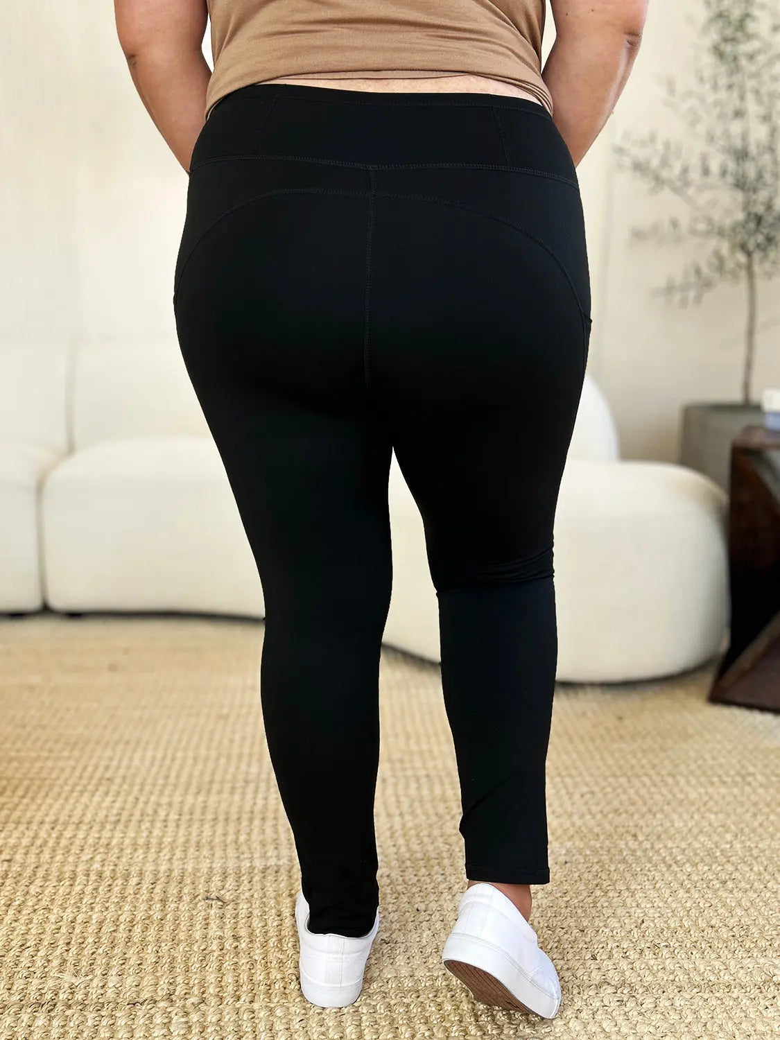 Wide Waistband Sports Leggings Trendsi