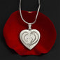Hearts are Forever Intertwined with this Beautiful Engraved Heart Necklace ShineOn Fulfillment