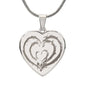 Hearts are Forever Intertwined with this Beautiful Engraved Heart Necklace ShineOn Fulfillment