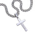 Stunning Personalized Stainless Steel Cross Necklace ShineOn Fulfillment