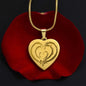 Hearts are Forever Intertwined with this Beautiful Engraved Heart Necklace ShineOn Fulfillment