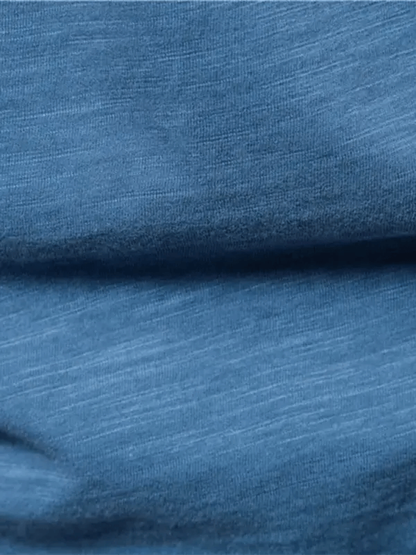 Men's New Solid Color Slub Cotton V-Neck Short Sleeve T-Shirt kakaclo