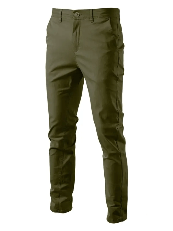 Men's casual all-match solid color casual pants kakaclo
