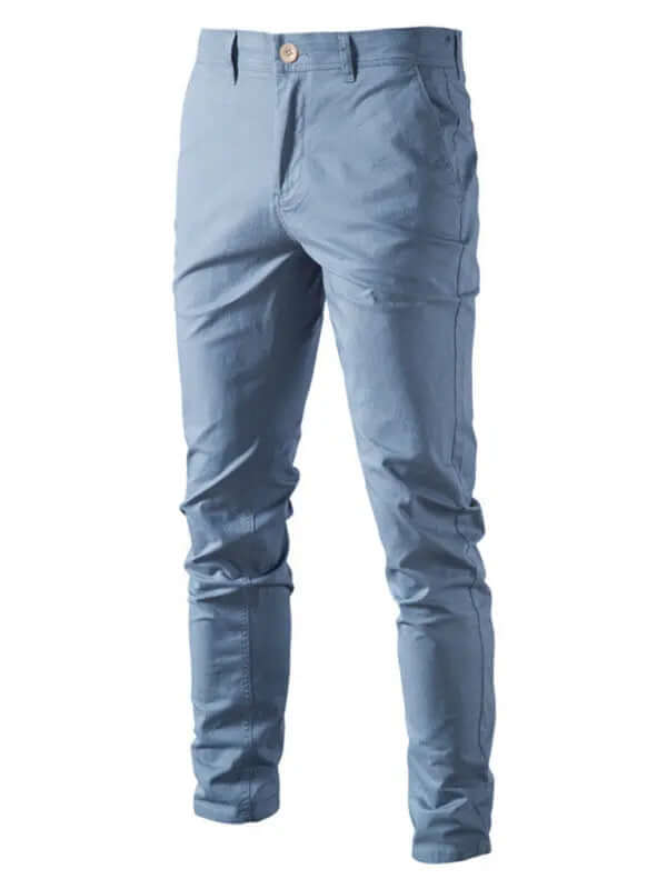 Men's casual all-match solid color casual pants kakaclo
