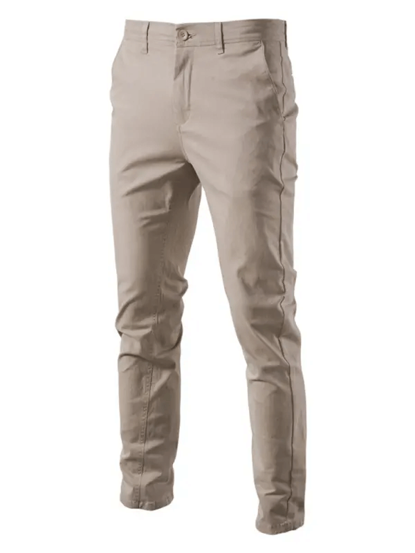 Men's casual all-match solid color casual pants kakaclo