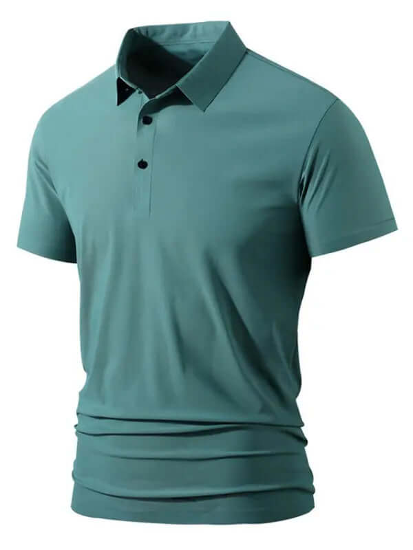 Men's high elastic non-marking ice silk lapel short-sleeved quick-drying polo shirt kakaclo