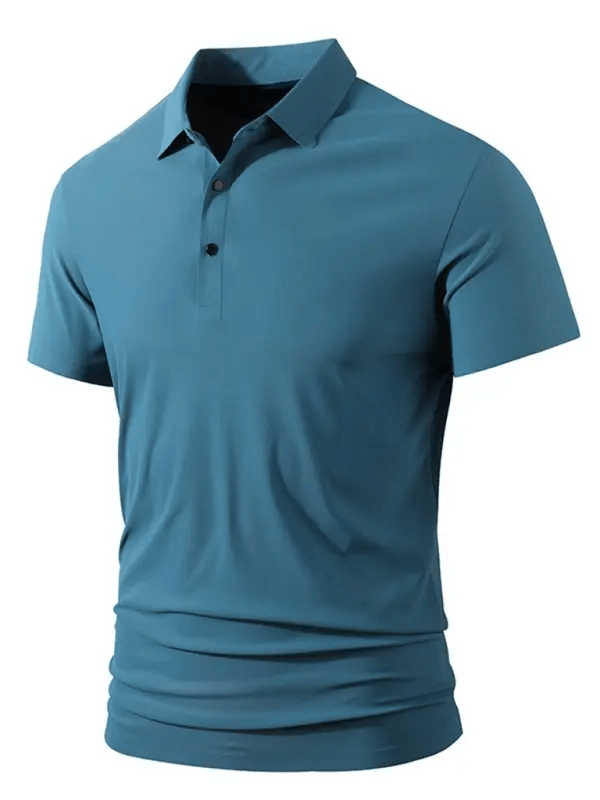 Men's high elastic non-marking ice silk lapel short-sleeved quick-drying polo shirt kakaclo