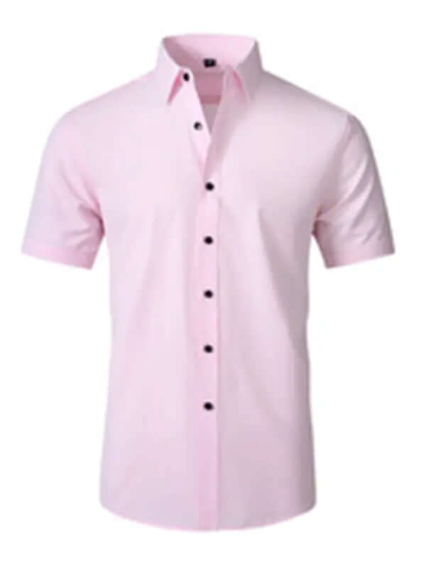 Men's non-iron wrinkle-resistant short-sleeved shirt kakaclo
