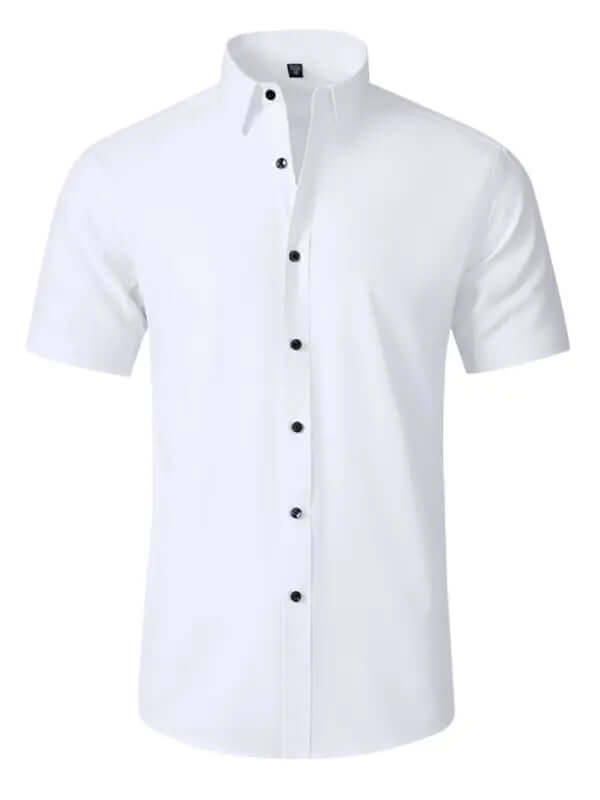 Men's non-iron wrinkle-resistant short-sleeved shirt kakaclo