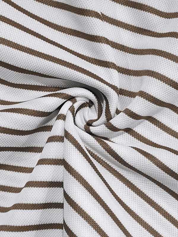 Long Sleeve Henley Shirt Casual Horizontal Striped Henley T-Shirt kakaclo