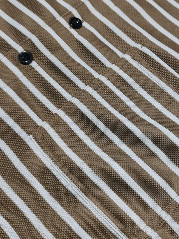 Long Sleeve Henley Shirt Casual Horizontal Striped Henley T-Shirt kakaclo