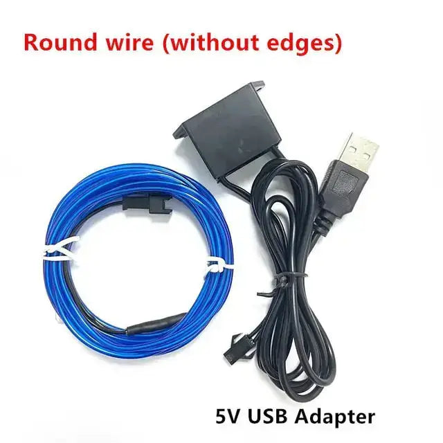 Led Neon Dance Party Atmosphere Decor Lamp RopeTube Waterproof Multicolor Led Strip Zendrop