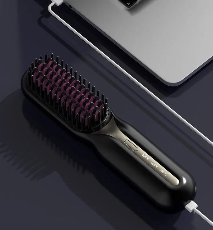 Home Straight Comb Wireless Charging Hair Straighteners CJ Dropshipping