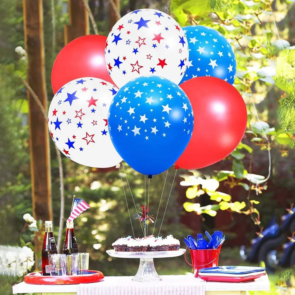 Five-Pointed Star Latex Balloon Set CJ Dropshipping