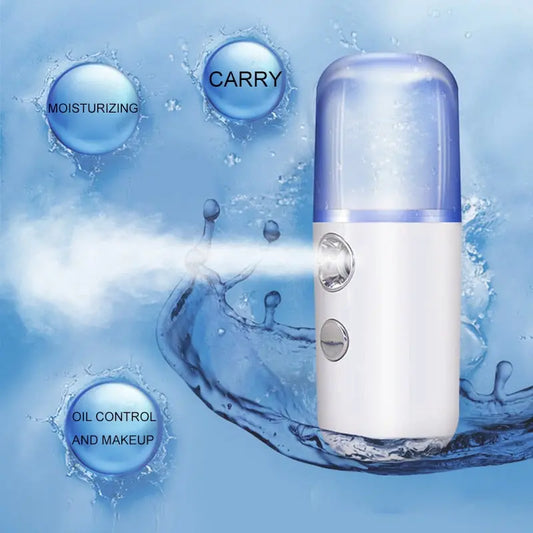 Nano Mist Facial Sprayer Beauty Instrument USB Face Steamer Moisturizing Beauty Zendrop