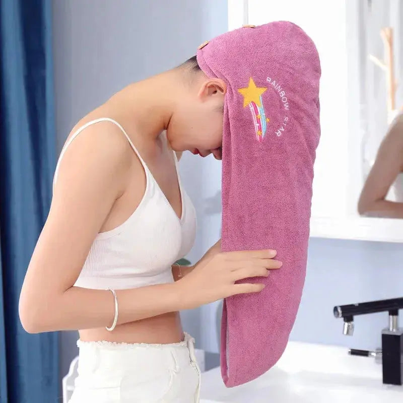 Microfiber Shower Cap Towel Zendrop