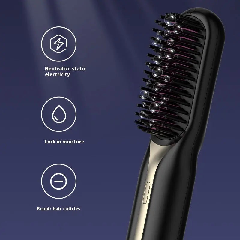 Home Straight Comb Wireless Charging Hair Straighteners CJ Dropshipping