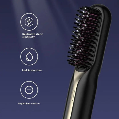 Home Straight Comb Wireless Charging Hair Straighteners CJ Dropshipping