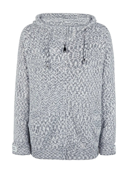 Zip-Up Hooded Sweater Trendsi