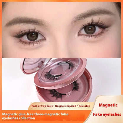 Magnetic Glue-free Three False Eyelashes Suit Collection CJ Dropshipping