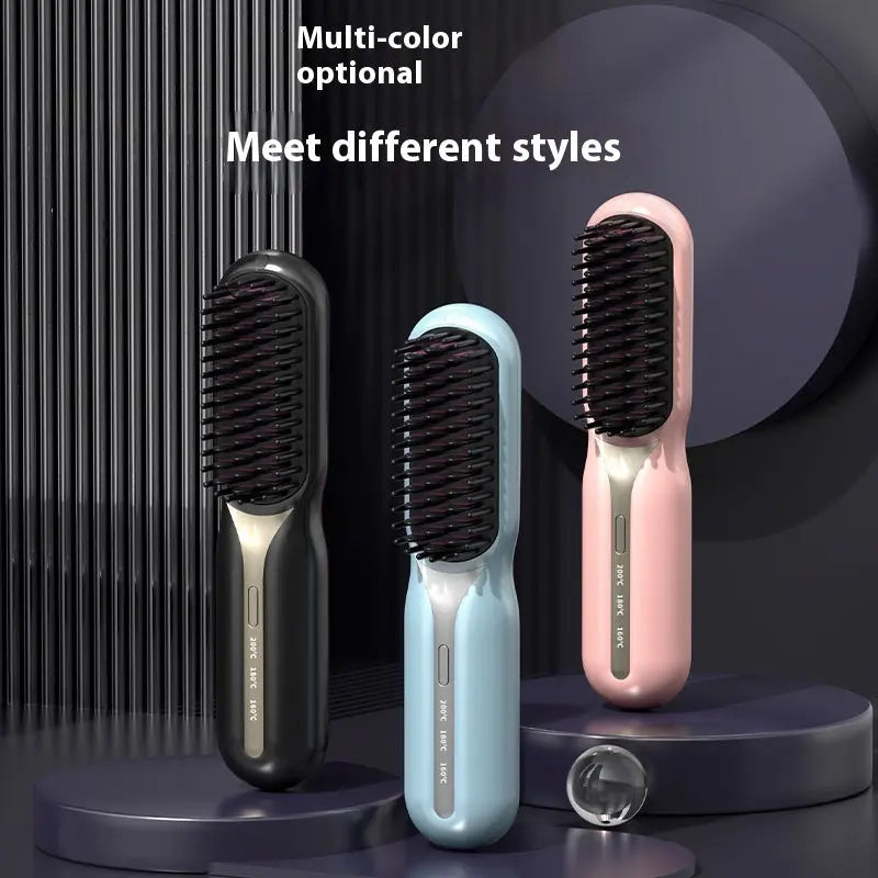 Home Straight Comb Wireless Charging Hair Straighteners CJ Dropshipping