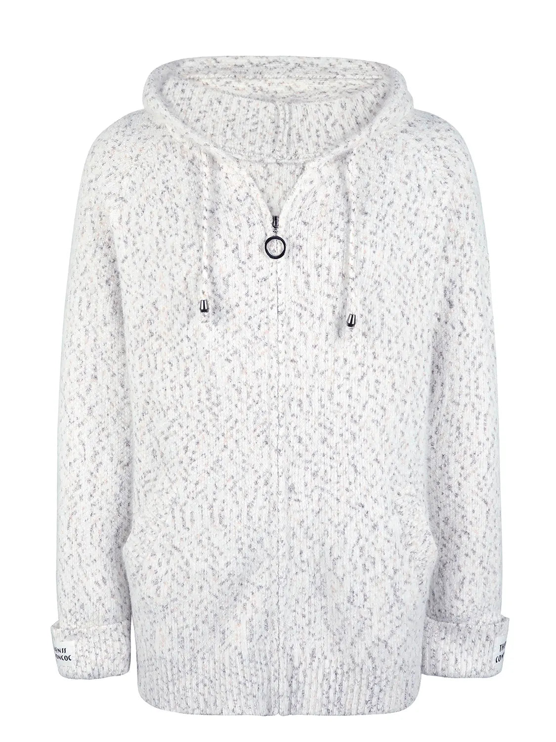 Zip-Up Hooded Sweater Trendsi