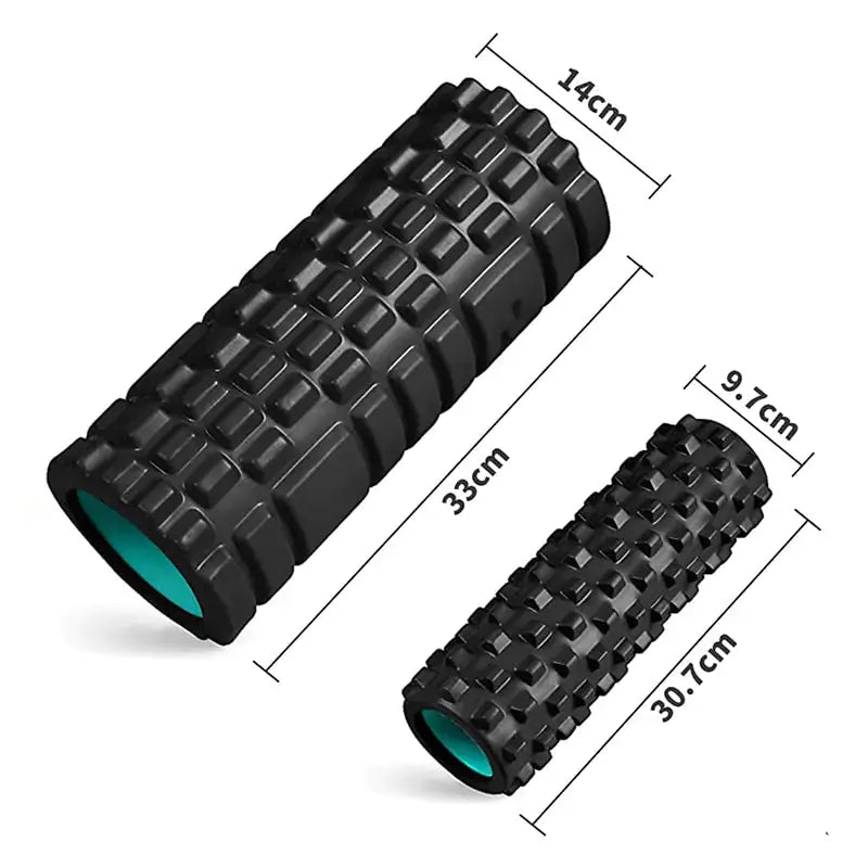 33cm Foam Yoga Column: Muscle Massage Roller Set Zendrop