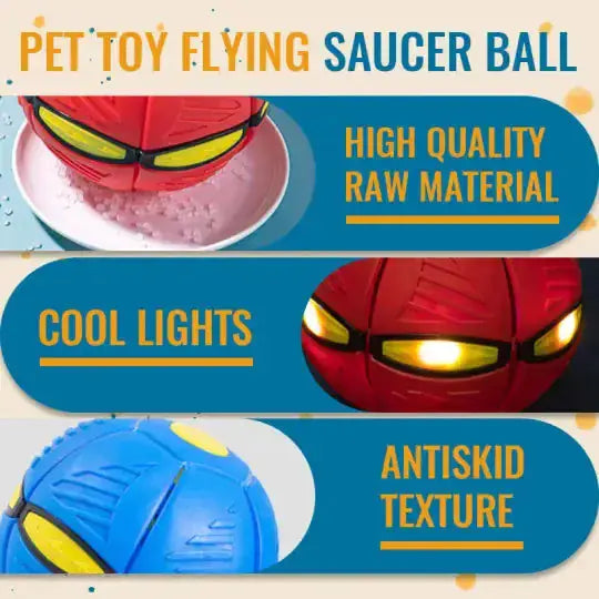 Pet Flying Saucer Ball Toy Zendrop