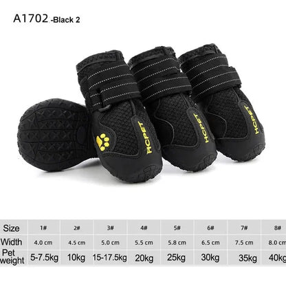 Waterproof Reflective Dog Boots Zendrop