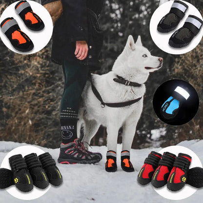 Waterproof Reflective Dog Boots Zendrop