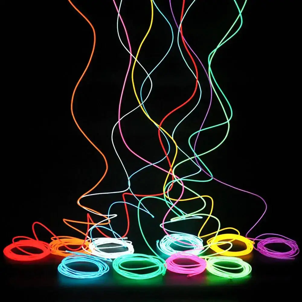 Led Neon Dance Party Atmosphere Decor Lamp RopeTube Waterproof Multicolor Led Strip Zendrop