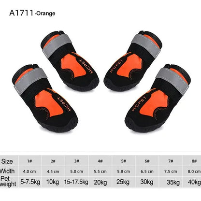 Waterproof Reflective Dog Boots Zendrop