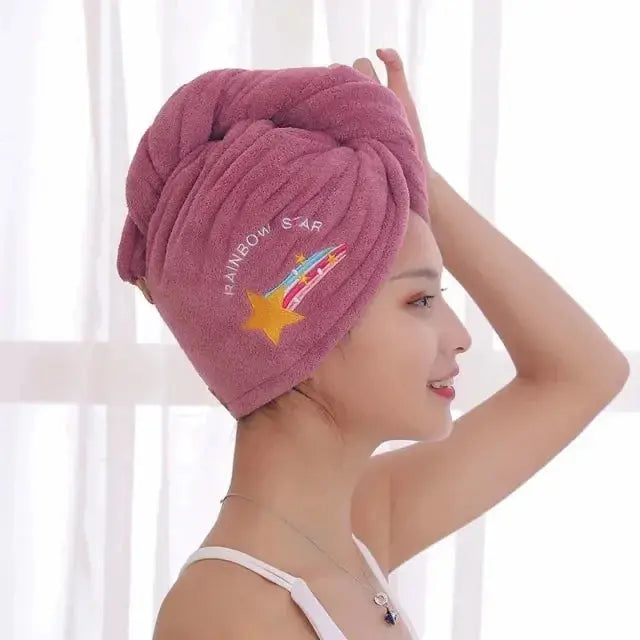 Microfiber Shower Cap Towel Zendrop