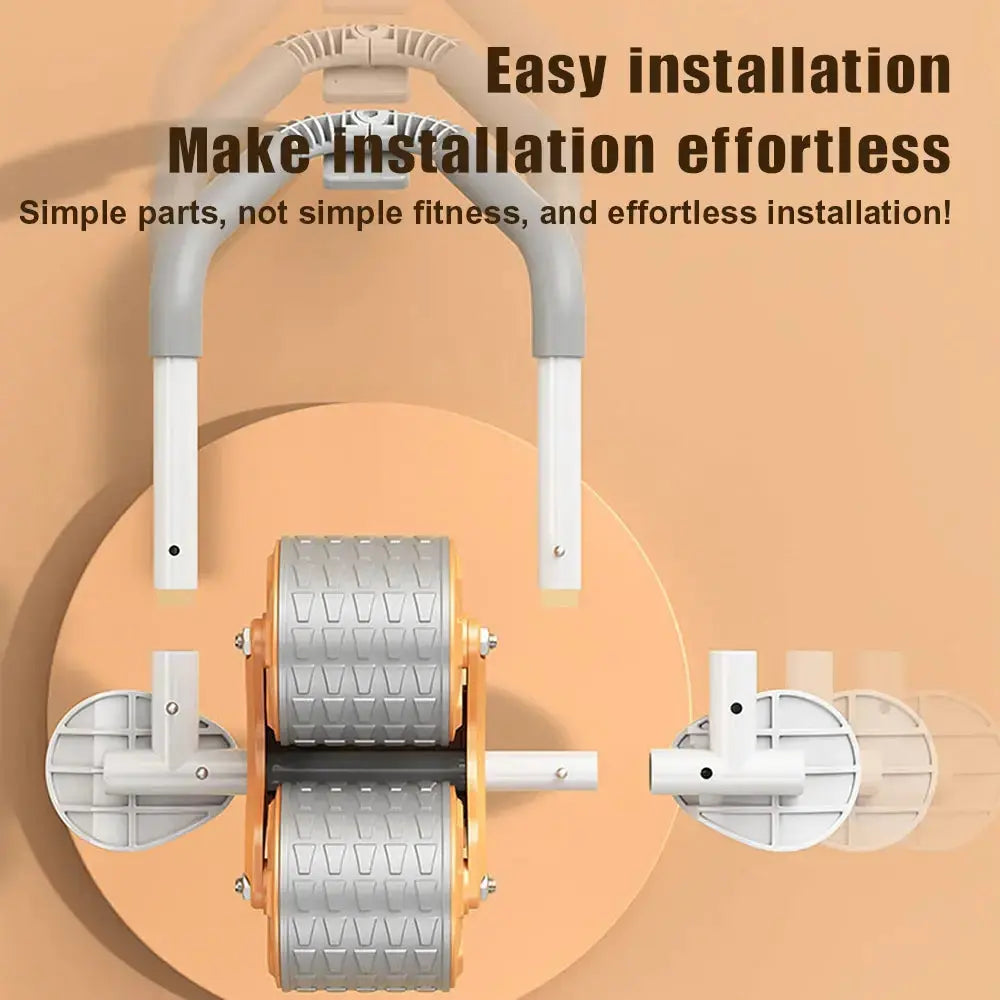 Automatic Ab Roller with Rebound and Elbow Band Zendrop