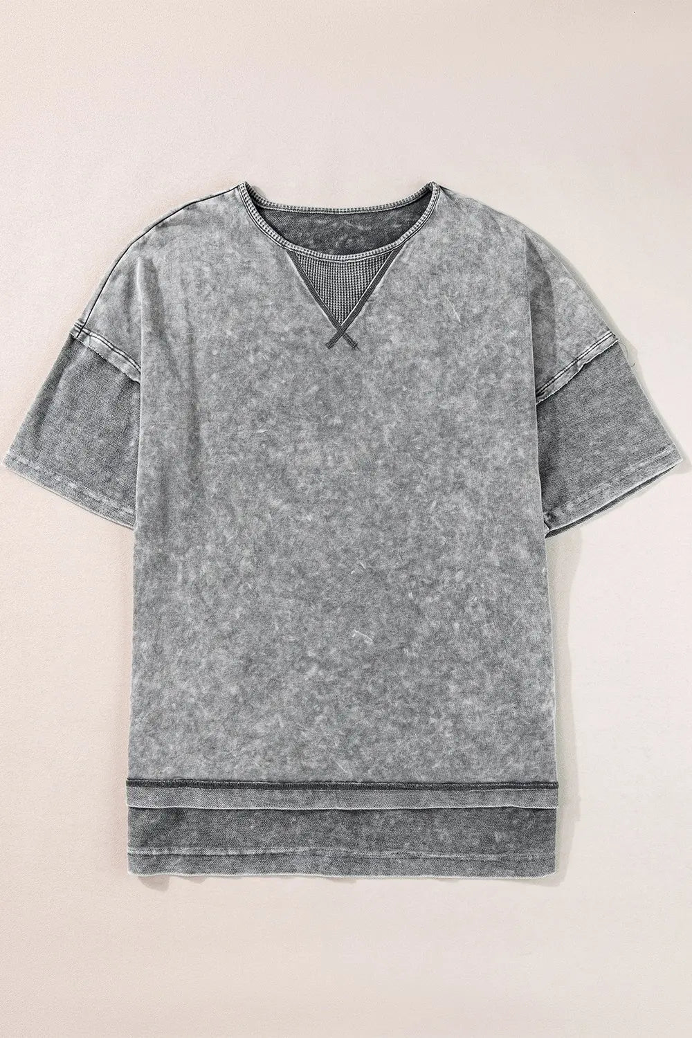 Round Neck Half Sleeve T-Shirt Trendsi