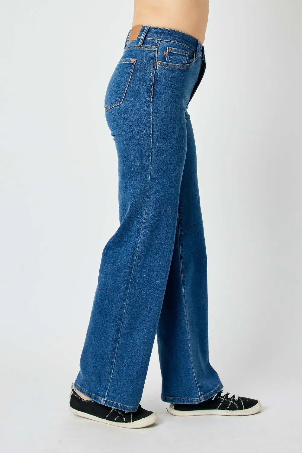 Judy Blue Full Size High Rise Straight Jeans Trendsi