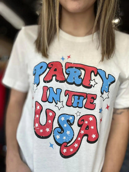 Party in the USA T-Shirt Zendrop