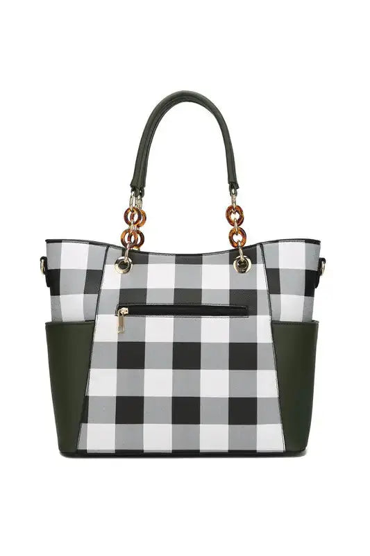 Checker Tote Bag Zendrop