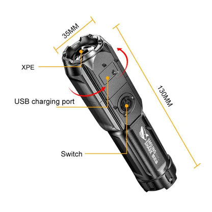 Ultimate Lumen Tactical LED Flashlight Zendrop