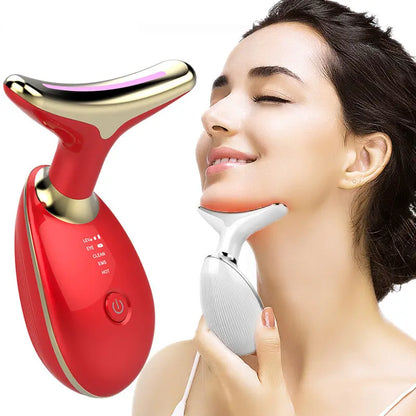 EMS Thermal Neck Lifting And Tighten Massager Electric Microcurrent Wrinkle Remover Trendsetter Express