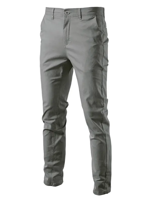 Men's casual all-match solid color casual pants kakaclo