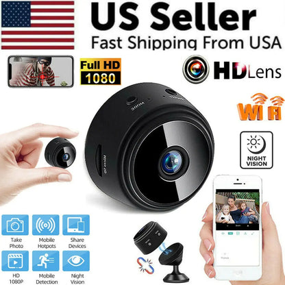 Mini Wireless Hidden Camera WiFi IP Home Security DVR Night Vision HD USB 1080P TrendSetter Express