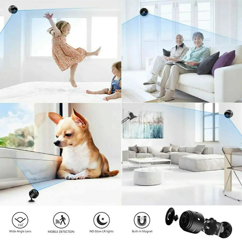 Mini Wireless Hidden Camera WiFi IP Home Security DVR Night Vision HD USB 1080P TrendSetter Express