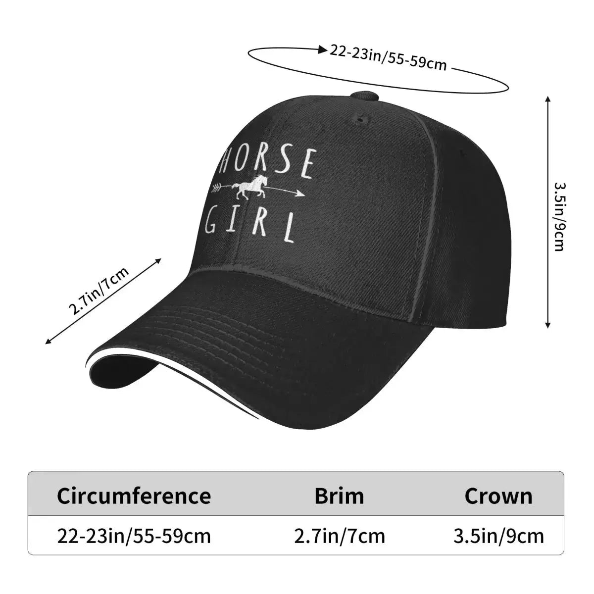 Horse Girl Riders Racer Cap Zendrop