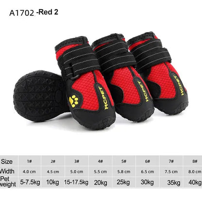 Waterproof Reflective Dog Boots Zendrop