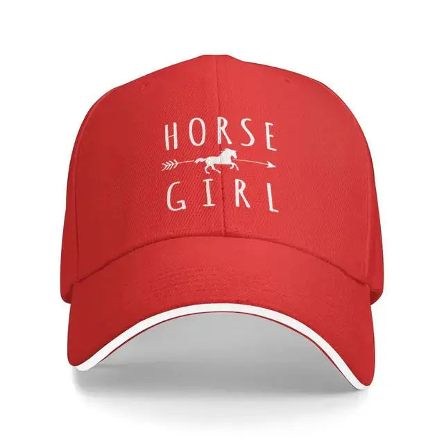 Horse Girl Riders Racer Cap Zendrop