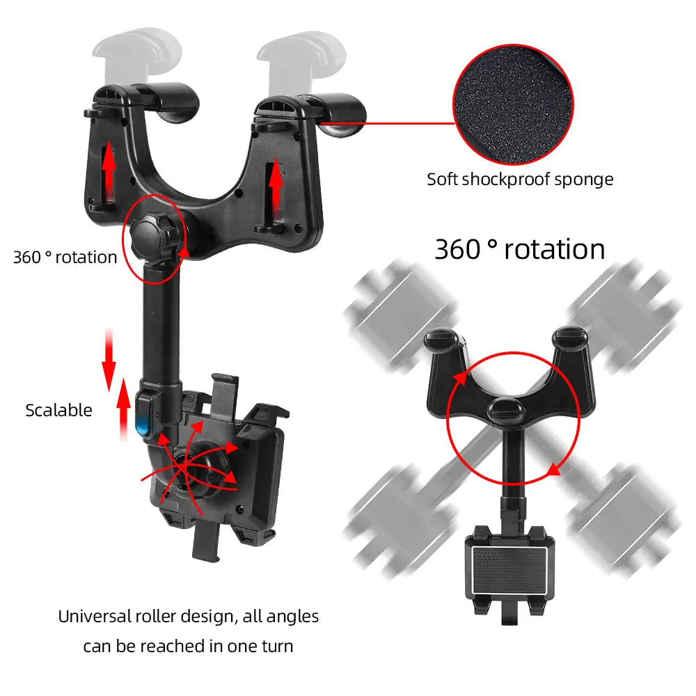 360° Rotatable Smart Phone Car Holder Zendrop