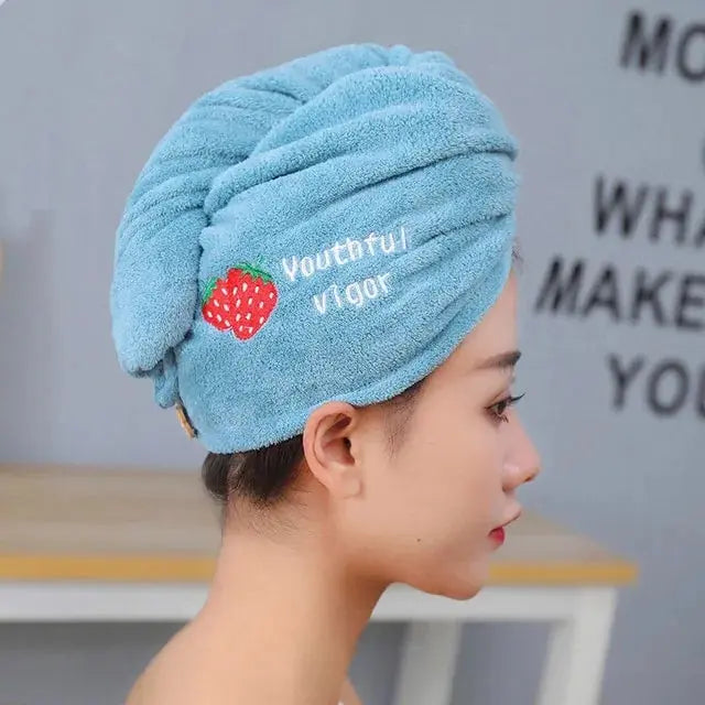 Microfiber Shower Cap Towel Zendrop