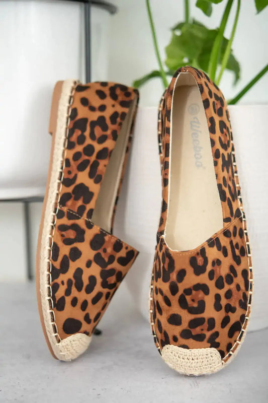 Sexy Leopard Espadrille Shoes Trendsetter Express