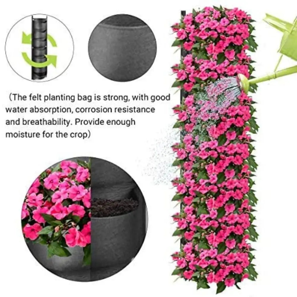 Vertical Hanging Garden Flower Pots Zendrop